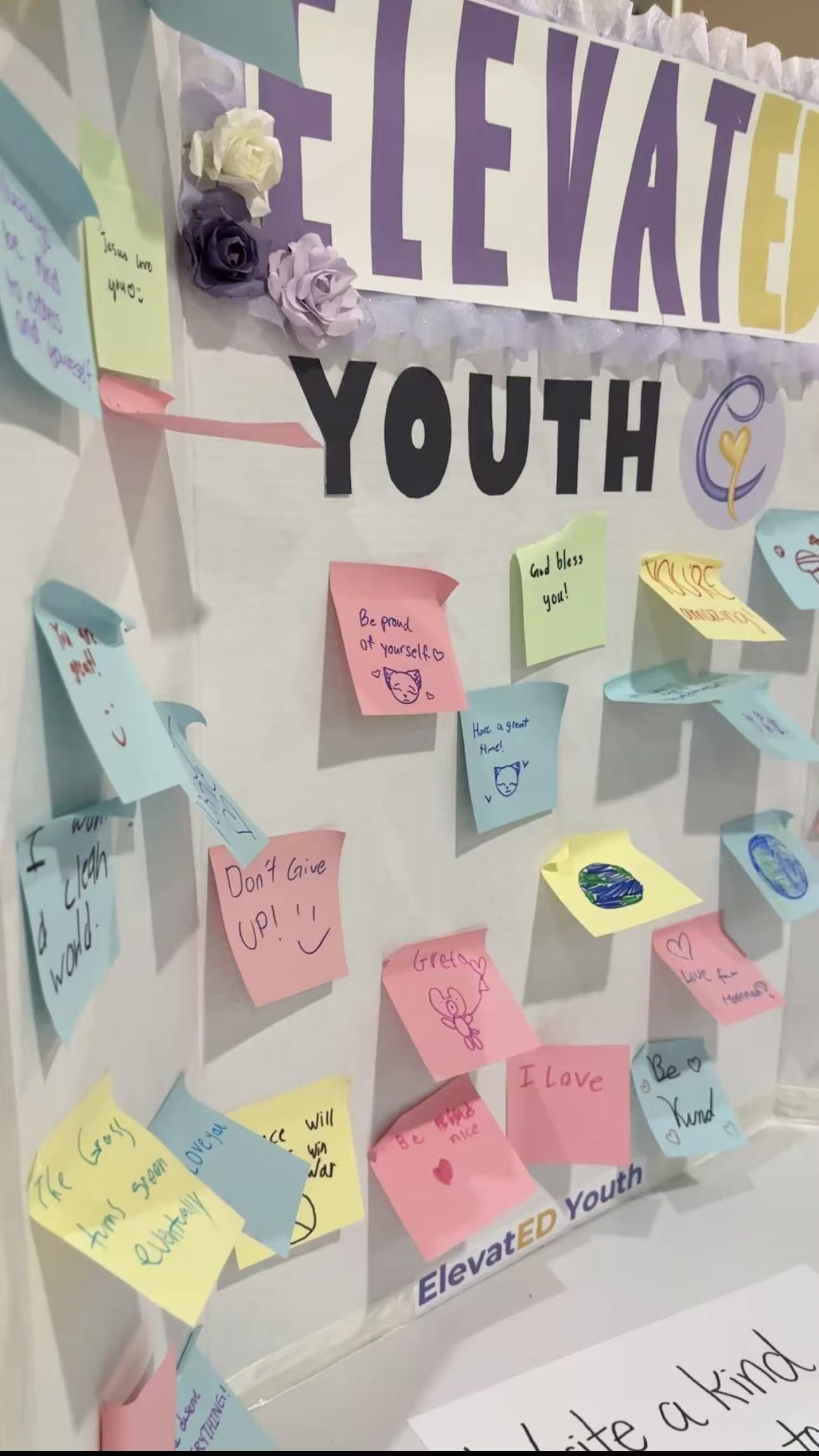 Kind messages left by the community